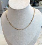 CZ Tennis Necklace in Gold