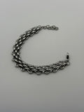 Chunky wide Chain Bracelet in Gold or Silver