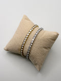 Stretch CZ Tennis Bracelet in Gold or Silver