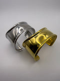 Curve Chunky Cuff Bangle in Gold & Silver