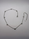 Pretty Heart Choker Necklaces in Gold and Silver