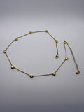 Pretty Heart Choker Necklaces in Gold and Silver