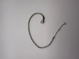 CZ Tennis Bracelet 17cm in Silver