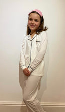 Load image into Gallery viewer, Mini Isla Kids Pyjamas in White