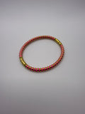 Enamel Stripe Colour Bangles in Gold