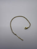 CZ Tennis Bracelet 17cm in Gold