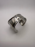 Curve Chunky Cuff Bangle in Gold & Silver