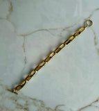 Gold Wide Link Chain Necklace