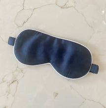 Load image into Gallery viewer, Silk Eye Mask in Navy