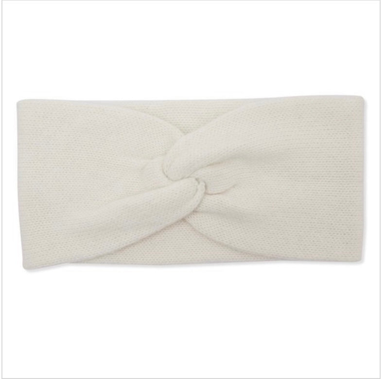 100% Pure Cashmere Plain Knit Headband
