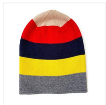 Load image into Gallery viewer, 100% Pure Cashmere Block Colour Reversible Beanie