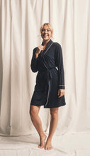 Load image into Gallery viewer, Katherine Bamboo Robe in Navy is